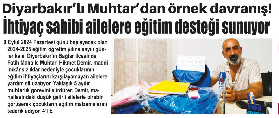 Her Mahalleye Böyle #muhtar Lazım #Diyarbakır #bağlar #fatih #mahalle #muhtarı