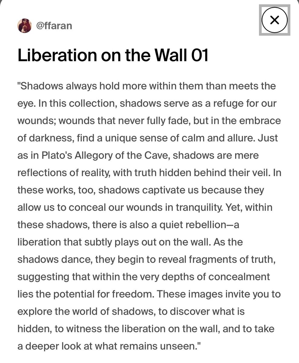 New drop on $BASE 
Liberation on the Wall 01
0.1 $ETH