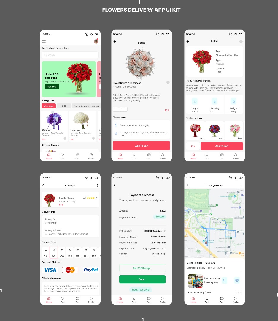 Cletus83458081's tweet image. App for selling flower 🌼, #uidesign #uiinterface #uxdesign #productdesign #ui #ux @DevTobs