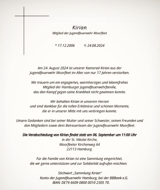 In tiefer Trauer🕯️

#hamburgsjungehelden #hamburgsjungeheldinnen #jugendfeuerwehr #jugendfeuerwehrhamburg #jfhh #freiwilligefeuerwehr #freiwilligefeuerwehrhamburg #imeinsatzfürhamburg #feuerwehrfamilie