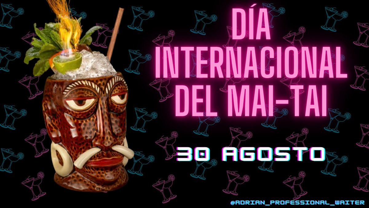 🌺🗿EL MAI-TAI🌺🗿

Cada 30 de agosto se celebra el 🌐Día Internacional del Mai Tai🍹, con entusiasmo en bares y restaurantes que honran la cultura Tiki🗿. 

#maitai #maïtaï #tiki #tikibar #tikimug #ron #orgeat #tropical #indonesia #díainternacional #coctelería #cocktails