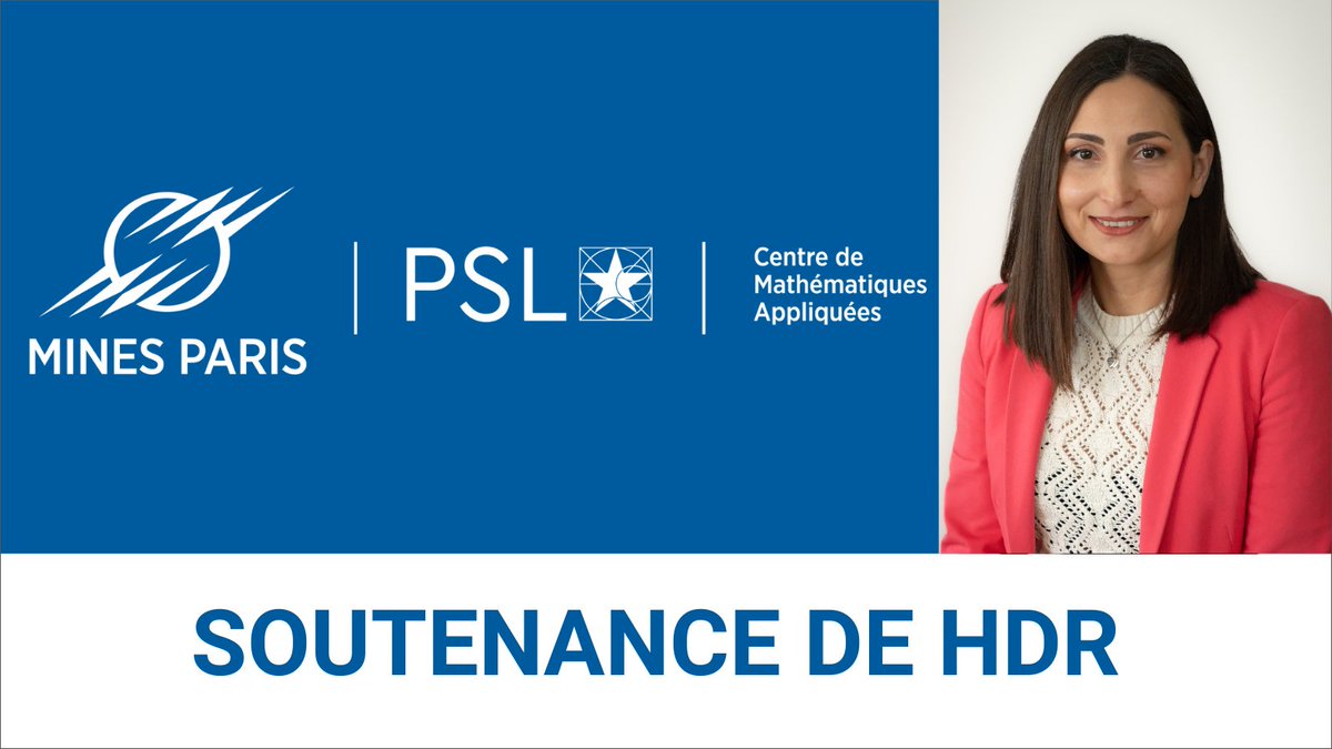 CMA Mines Paris - PSL (@cma_mines) on Twitter photo 🎓Valentina SESSA, enseignante-chercheuse au CMA, soutiendra sa HDR le 6 septembre 2024 à 9h45 <a href="/Mines_Paris/">Mines Paris - PSL</a>
📚Sujet : Exploitation and Exploration of Complementarity Problems
➡️ Renseignements : cma.mines-paristech.fr/fr/site-page/a… 🎓Valentina SESSA, enseignante-chercheuse au CMA, soutiendra sa HDR le 6 septembre 2024 à 9h45 <a href="/Mines_Paris/">Mines Paris - PSL</a>
📚Sujet : Exploitation and Exploration of Complementarity Problems
➡️ Renseignements : cma.mines-paristech.fr/fr/site-page/a…