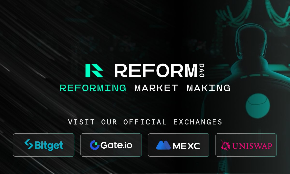 ReformDAO's tweet photo. Make sure to use our official links.

We've noticed several accounts impersonating us and sharing misleading links. Stay vigilant and always double-check official sources before engaging.

$RFRM is officially listed on these exchanges:

MEXC: https://t.co/LjCiytOCdQ
Gate: https://t.co/enBA7yXH2t
Bitget: https://t.co/FrYJqTSqFO
Uniswap: https://t.co/Q5OZVIqb2O

CA: 0xea3eed8616877F5d3c4aEbf5A799F2e8D6DE9A5E