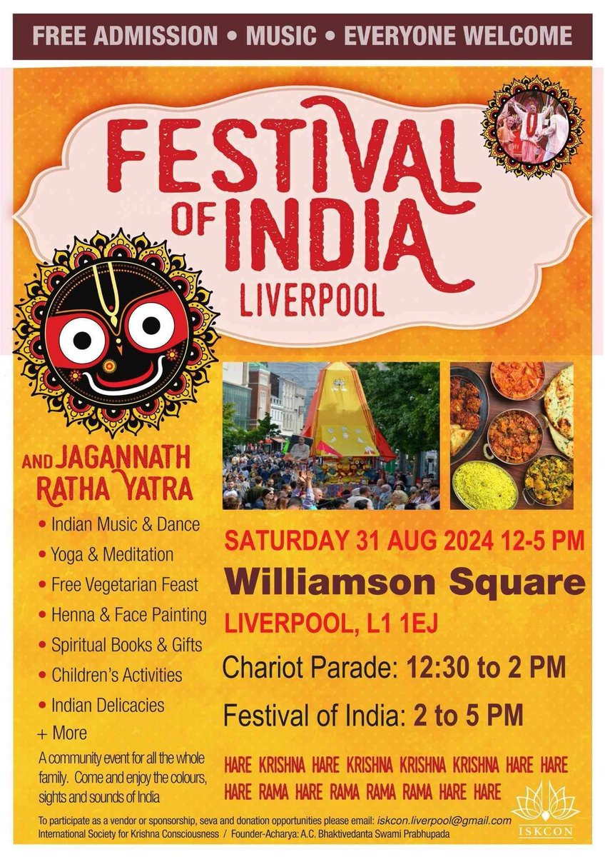 Hare Krishna Festivals UK tweet media