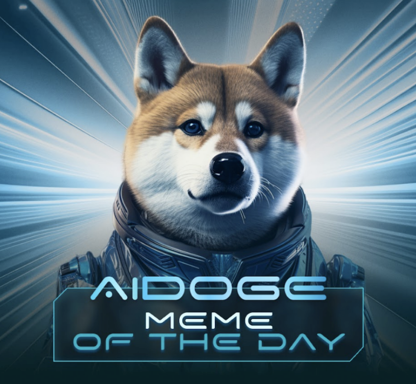 Catch the Meme of the Day on #AiDoge! 🏆 

Dive into our daily featured meme, chosen by community popularity. It’s your chance to shine on our platform!

#Crypto #BullRun #MemeCoin