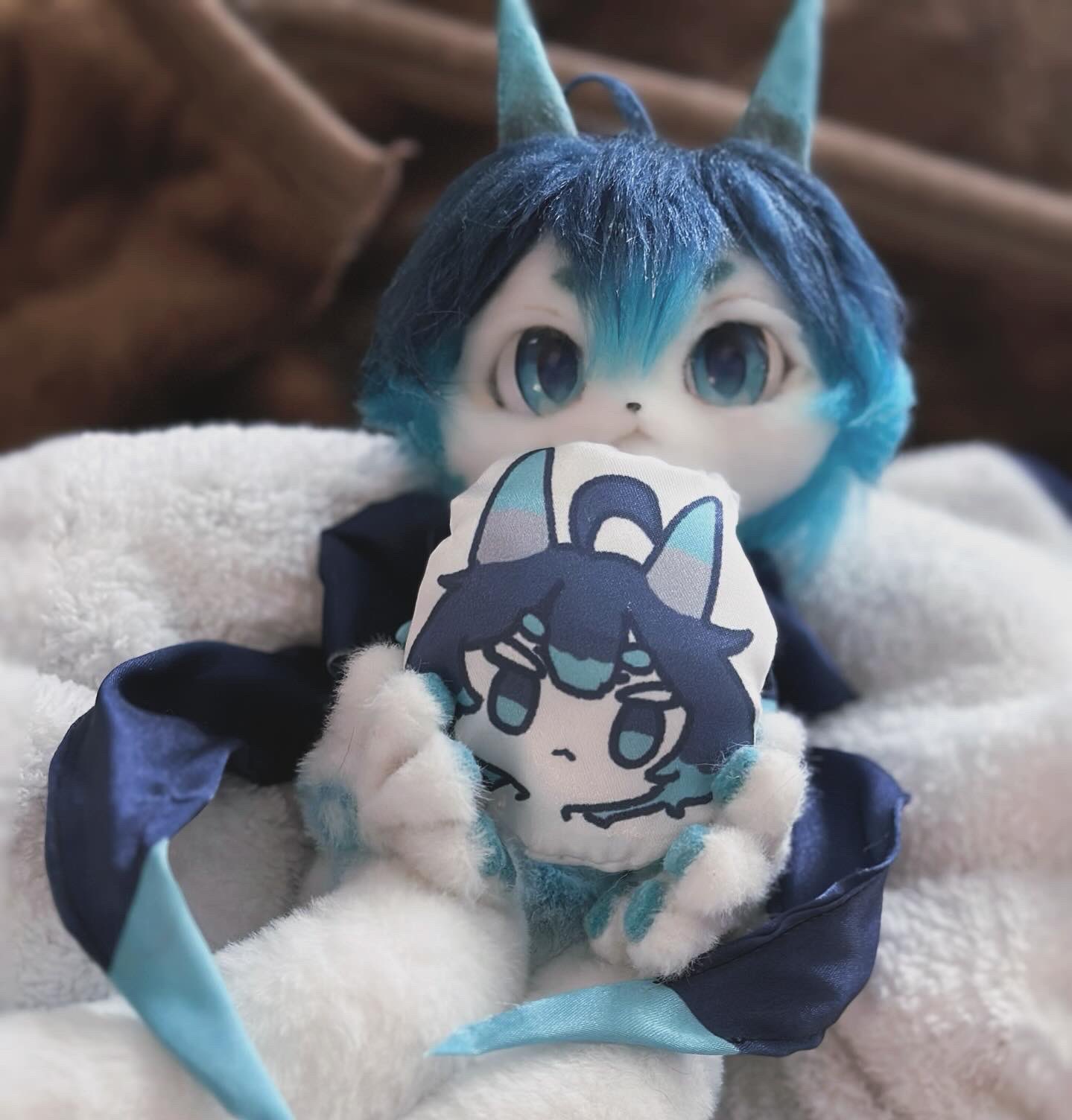 ぬいぐるみ✽アートドール✽ちょこんとあんよぴっぴちゃん✽中サイズ おおきな40cmぬいぐるみ 『BanG Dream！』 Ave Mujica ドロリス