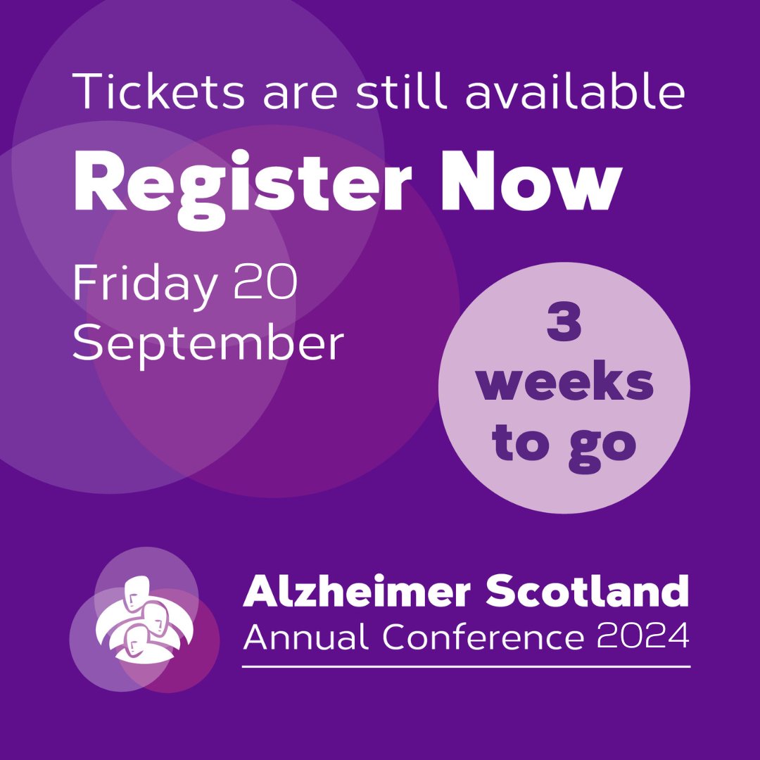 There are only 3 weeks to go until our annual conference! Join us on Friday, 20 September 2024, at the Edinburgh International Conference Centre.

Take a look at our full list of speakers and book your tickets here – pulse.ly/p7vube6dsr
