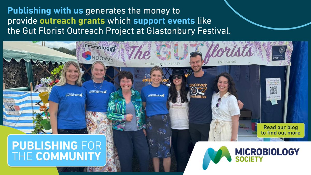 Introducing The Gut Florists!

Supported by our Microbiology in Society Award, this outreach project brings knowledge about gut microbiome to the public in a straightforward way.

Learn more about the initiative and their time at Glastonbury Festival - microb.io/4cH8m8d