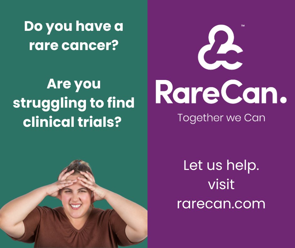 RareCan helps people with locally advanced, unresectable or metastatic rare cancers to find clinical trials that might be suitable next treatment options. bit.ly/3YPXhyj #cancer #clinicaltrials