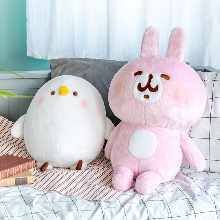 ☆カナヘイ☆ピスケ＆うさぎ☆ブランケット☆ピスケのケース付き激