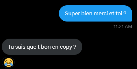 Je suis entrain de créer autour de moi une petite communauté d'élite

♦ Forte
♦ Soudé
♦ Généreuse
♦ Déterminée
♦ Bienveillante

Viens en DM si tu as ses valeurs profondes 

Et que tu veux en faire partie.

Gratuit si tu : 

RT 
LIKE et 
COMMENTE  

👉"JCCCC"  (avec 4 C)