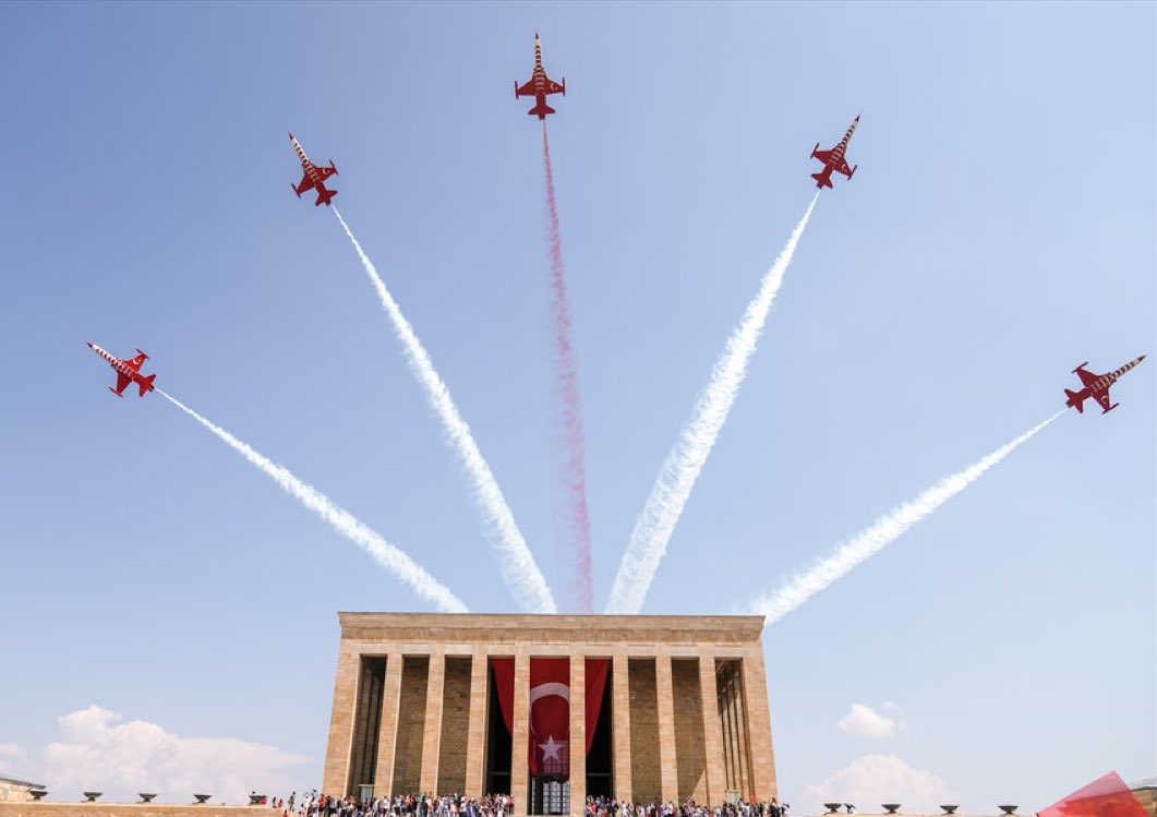 Türk Yıldızları Anıtkabir'de, Ata’sının huzurunda!