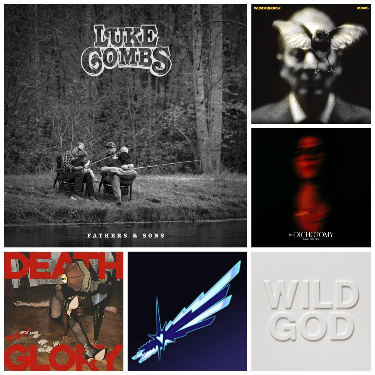 New releases this week from:

<a href="/lukecombs/">Luke Combs 🎤</a> <a href="/wunderhorse/">Wunderhorse</a> <a href="/nickcave/">Nick Cave & The Bad Seeds</a> <a href="/davidkushner_/">David Kushner</a> <a href="/PalayeRoyale/">Palaye Royale</a> <a href="/le_sserafim/">LE SSERAFIM</a> &amp; more!

#NewMusicFriday #playlist #NMF