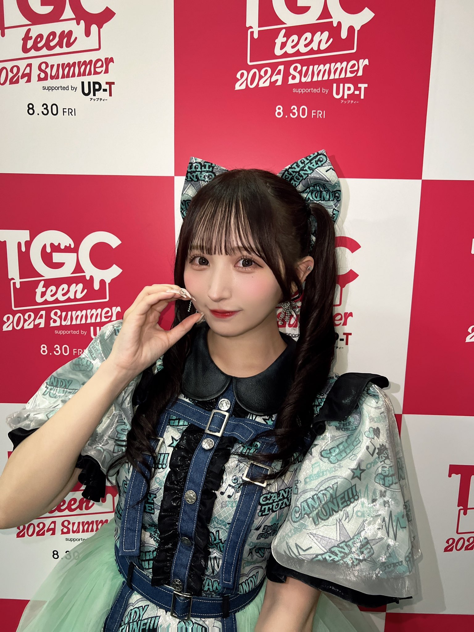 CANDY TUNE Tシャツ 小川奈々子 なちこ ミントグリーン ☆新品☆CANDY