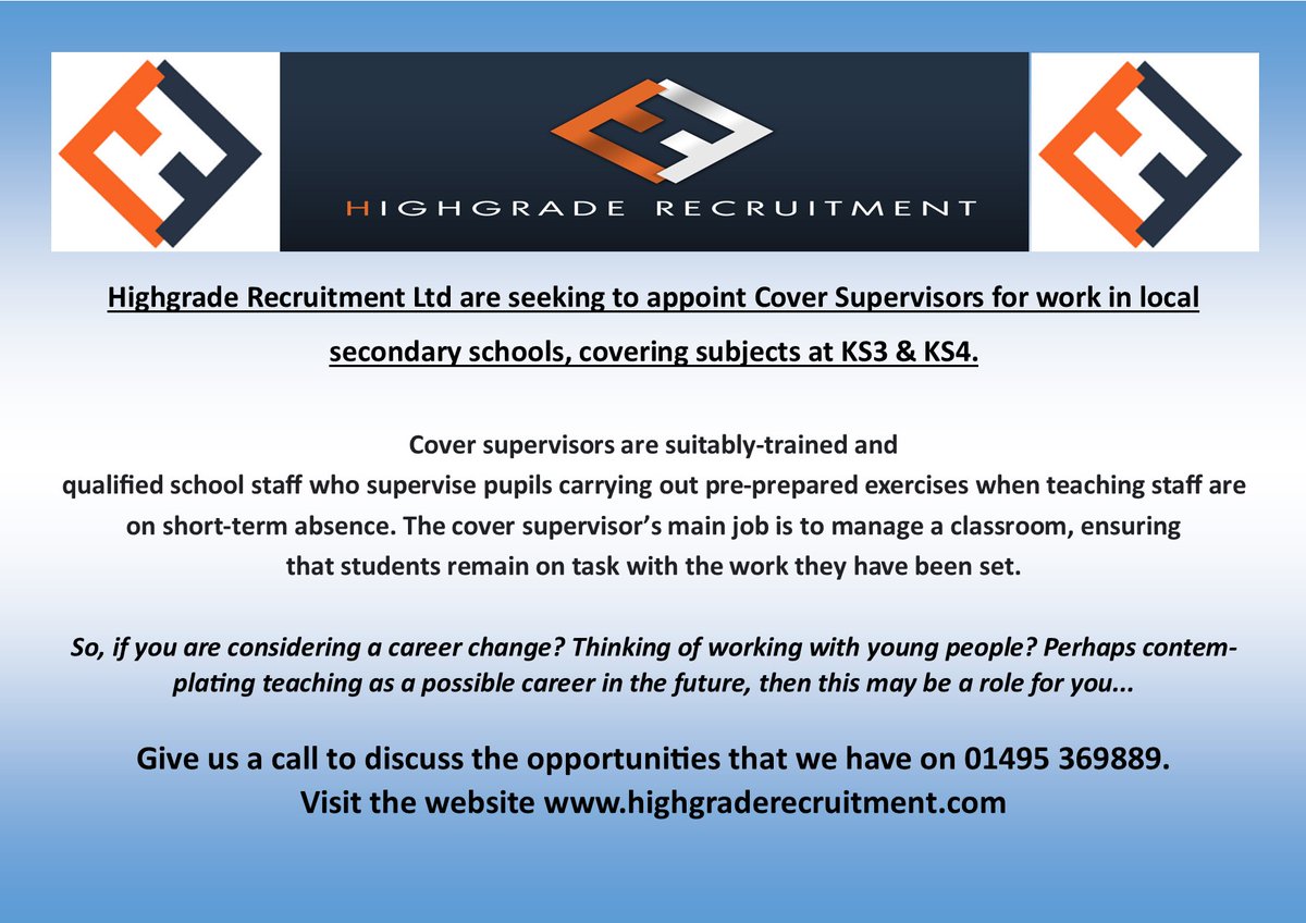 HighgradeRecruitmentLtd tweet media