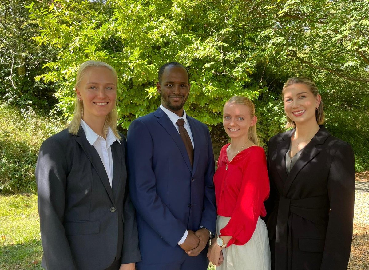 The Mission's new group of interns have arrived!✨

We are so happy to have Isa, Mohamed, Randi &amp; Anita on board. They will be joining the Mission's Human Rights, Humanitarian, Global Health &amp; Trade teams respectively 🌎🌍🌏🇺🇳🇳🇴