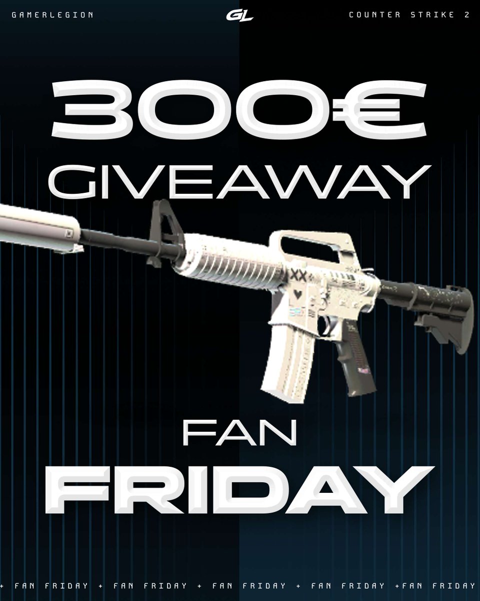 It's time for FAN FRIDAY again 💥

How to participate:
✔️ Follow <a href="/GamerLegion/">GamerLegion</a>
🔄 Retweet &amp; Like
🫂 Tag a friend/Write a comment

Winner will be drawn on September 13th!