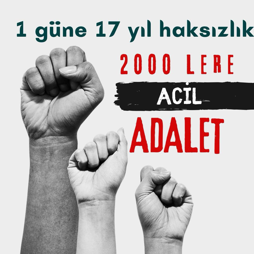 Biz hakları gasp edilmiş 2000’leriz. 
Biz borçlu değiliz…
Alacaklıyız, alacaklı !!!

#EytSonrasıKademeHaktır