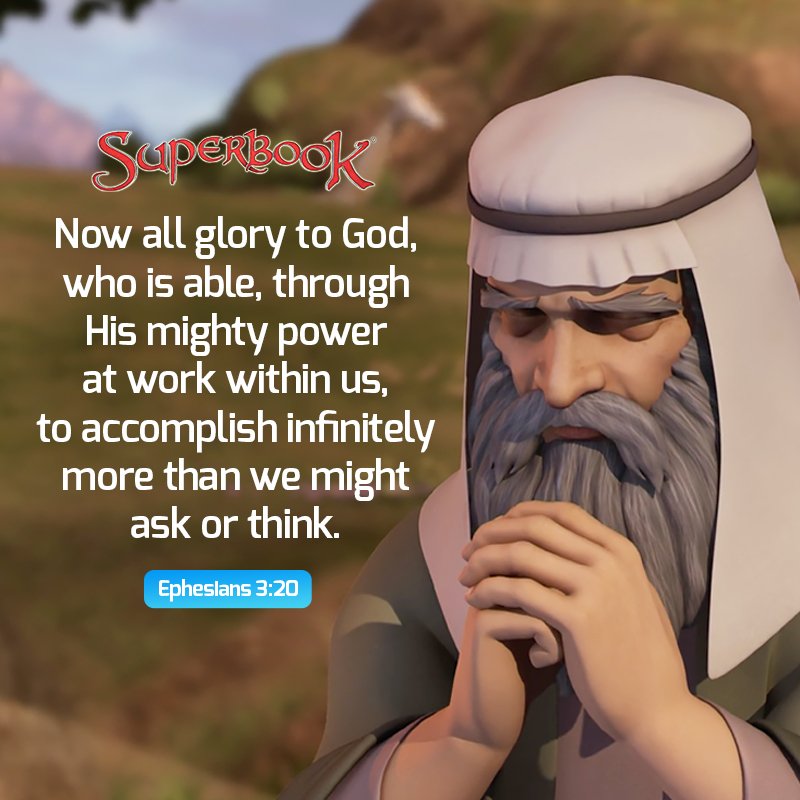 SuperbookTV's tweet photo. God’s power is working inside you! Trust Him, dream big, and watch how He helps you do amazing things. 🙌🏻  

Share Jesus with your friends and family ➡️ https://t.co/1d8YMuV4yV #BibleTime #PartnerWithGod https://t.co/SuI5bP8C9v
