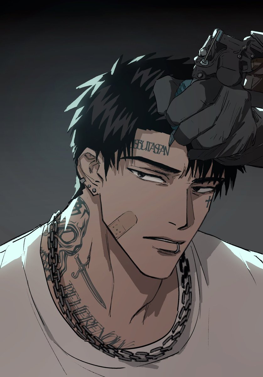 GREEN_SUNNN's tweet photo. Tattooing 🔵

(same series as the previous one✍️)

#셔트라인 #shutline https://t.co/GjcPM1cXNB