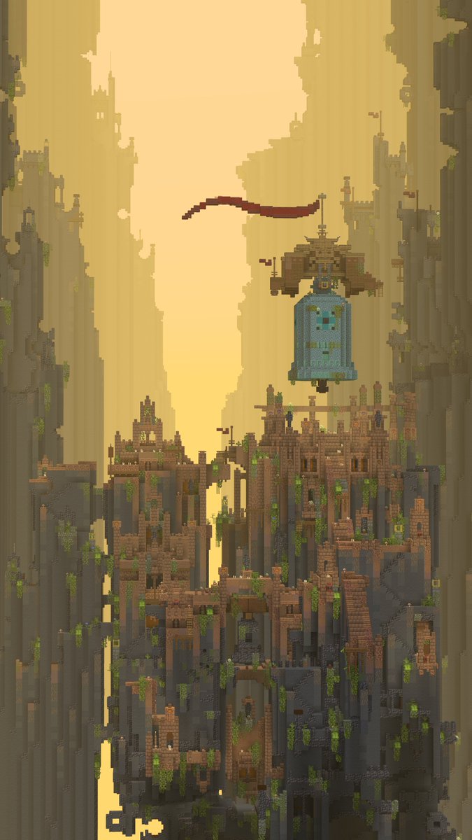 FoxSilver_'s tweet image. Shangri-La.
#Minecraft #minecraft建築コミュ #fogger