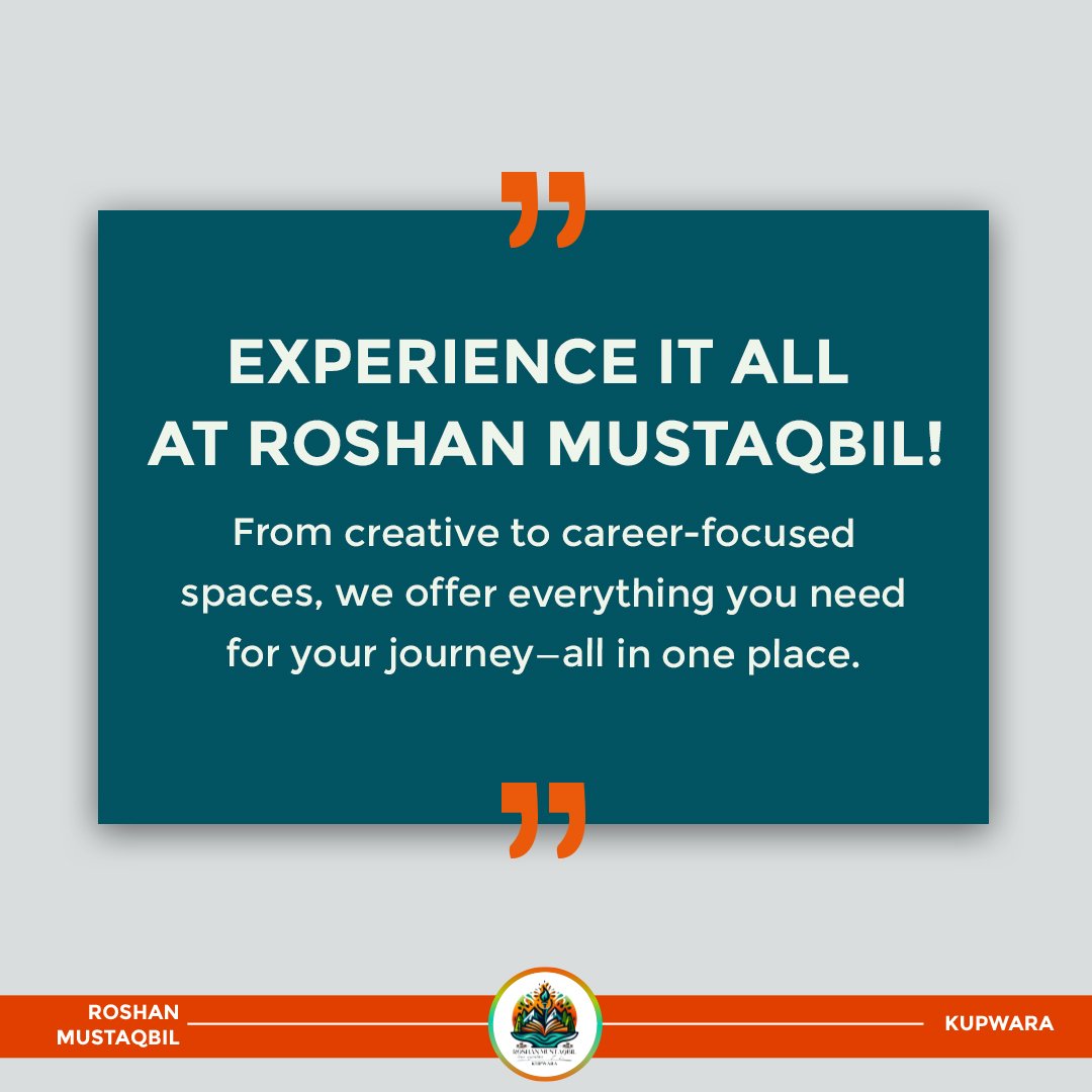 mustaq_roshan's tweet photo. Explore Roshan Mustaqbil—a hub of creativity and growth for Kashmir's youth. We have everything you need, from art corners to career counseling.
Start your journey with us today!

#YouthEmpowerment 
#youthcenter #RoshanMustaqbil #YouthEmpowerment #YouthDevelopment #Kupwara https://t.co/k17ouOEea0