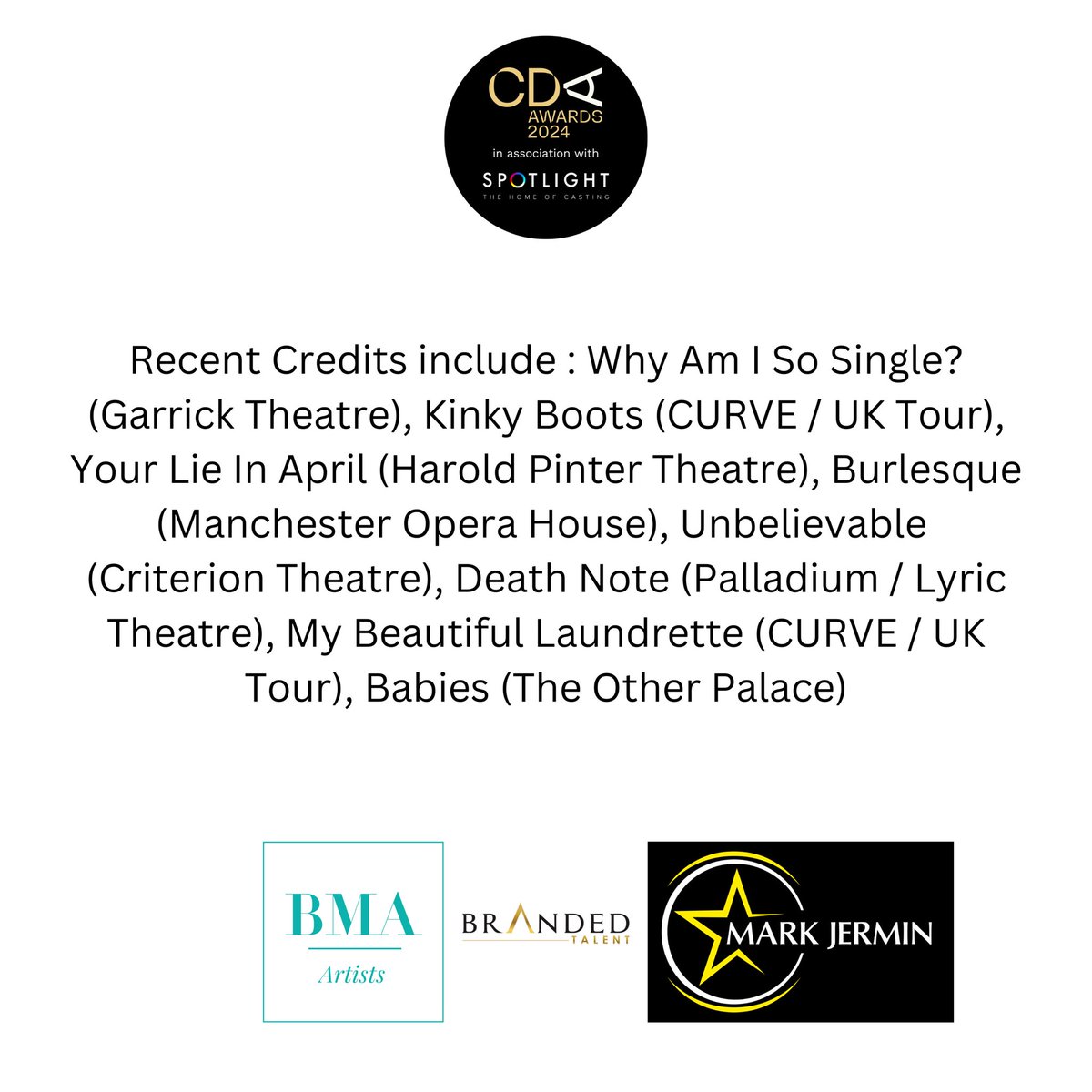 Meet #CDAwards2024 nominee <a href="/harryblumenau/">HJB - CDG CDA</a> ✨