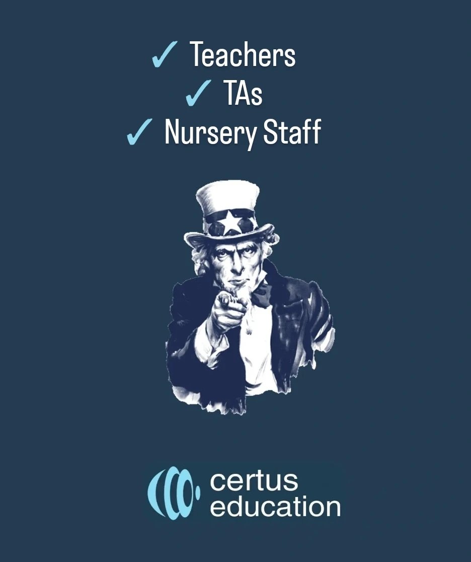 certuseducation's tweet photo. ✨ W O R K   A V A I L A B L E ✨
📍 LONDON // HERTFORDSHIRE // ESSEX 📍
🫵🏻 WE WANT YOU! 🫵🏻

Head to https://t.co/U9e1YjZBW9 for more information.

#teacher #agency #recruitment #jobs #work #lovemyjob #getintoteaching #HERTFORDSHIRE #essex #london https://t.co/OUO0gt3nJx