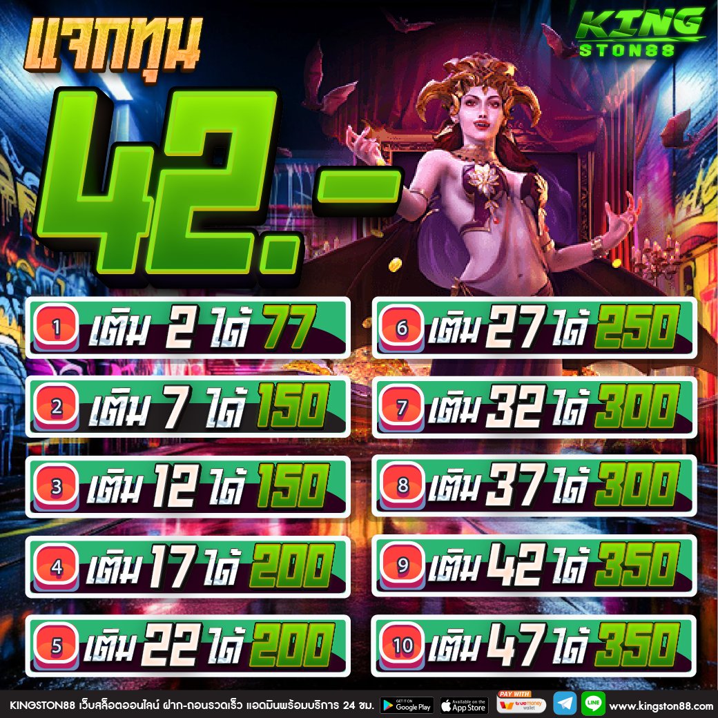 📢แจกทุนฟรีตลอด ที่นี่เท่านั้น!!
🎁แจกโบนัสโค้ดทุนฟรี 🚨🔤🔤😚
⚠️โบนัสพิเศษ  2 รับ 77
⚠️ฝาก 7 ได้ 150

📲 ทางเข้า : Kingston88.online
📲 รับทุนฟรี : lin.ee/Z2ri4zS

#ทุนฟรี #ทุนน้อย #ทุนน้อยมาแรง #ทุนฟรีล่าสุด #เครดิตฟรี  #สล๊อต #เครดิตฟรีล่าสุด #โปรทุนน้อย