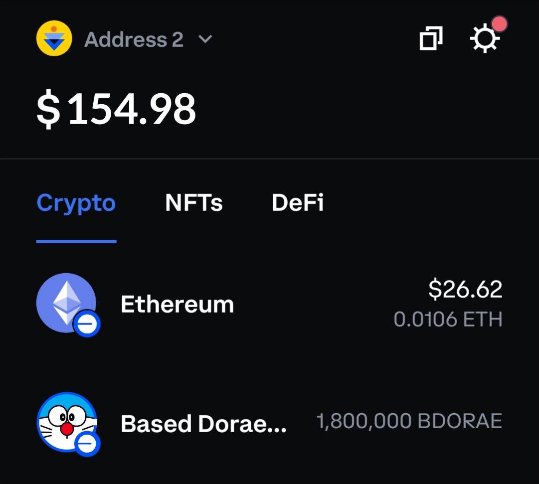 CryptoKaviYT's tweet photo. 🚨 #MemeCoin GiveAway Alert !!!

🏆 1.8M $BDORAE tokens ($100) for 3 Lucky winners 🥳

• Follow @CryptoKaviYT ✅
• Like 👍 Retweet ♻️ this post
• Comment $ETH address 🔵

♾️ Random 3 winners will receive 1.8M $BDORAE 👑 Ends in 24 hrs 🤑 https://t.co/8lgPuuuY5o