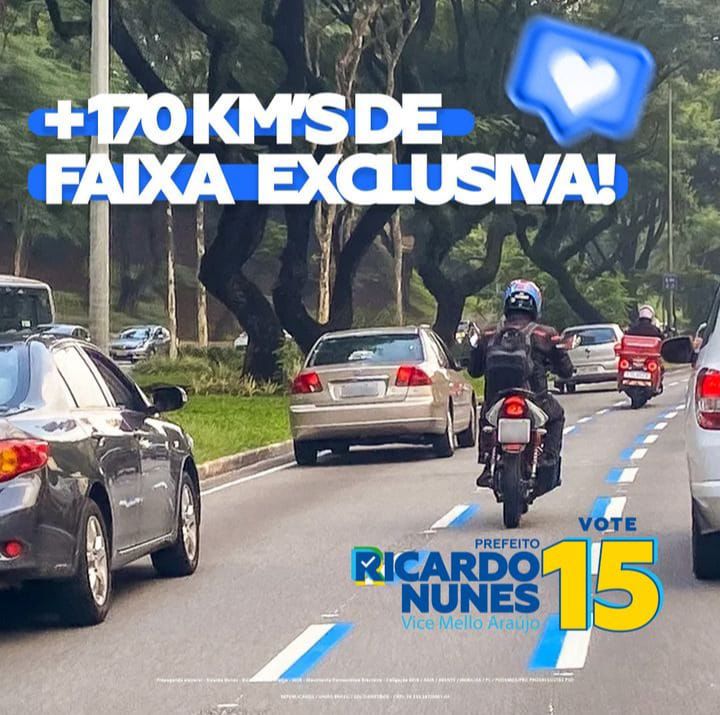 Deixa o Nunes trabalhar!
O prefeito que trabalha por São Paulo merece continuar.
Vote consciente!
Vote #15
Vote no Ricardo Nunes.