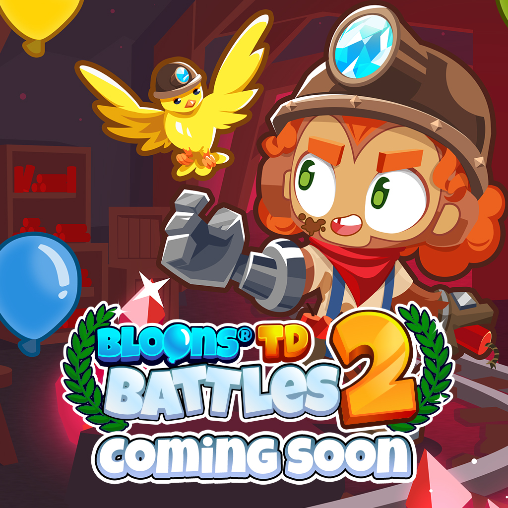 btdbattles2's tweet image. Battles 2 update 4.2 is just around the corner and introduces and brand new hero, Bonnie the Bloonstone Miner! Find out everything there is to know about Bonnie in our update video and notes below ๐โ๏ธ
๐บ youtu.be/3g52RTXjelg
๐๏ธ ninja.kiwi/b2_4.2
#battles2