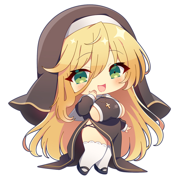 看板娘候補のシスターさんの名前を考えたい🌟
フルネームは長い名前にしようかな…😆 