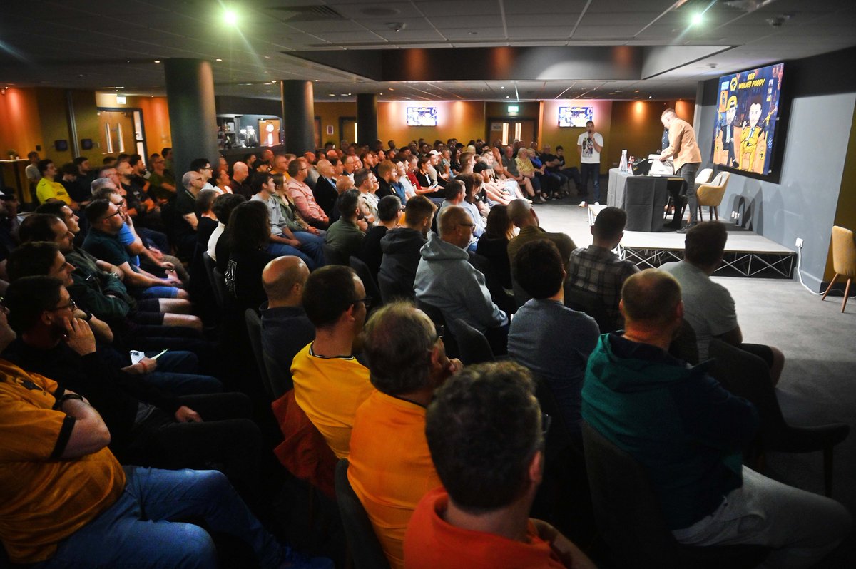 So much fun last night at <a href="/wolvespoddy/">E&S Wolves Podcast</a> LIVE Ep 350 

Thank-you to everyone who came to Molineux - hope you all enjoyed 'Deadline Day After Dark'

The 'heavily edited' version will be online later😬 

£2115 raised for <a href="/wwfcfoundation/">Wolves Foundation</a> was UNREAL - blown away🤯👏 

#wwfc