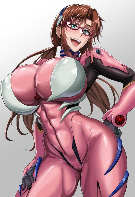 青ぉ～コーナぁ～、ネルフぅ～所属。エヴァガールヘビー級マリさんのぉ～入場です!('ω')ノ 