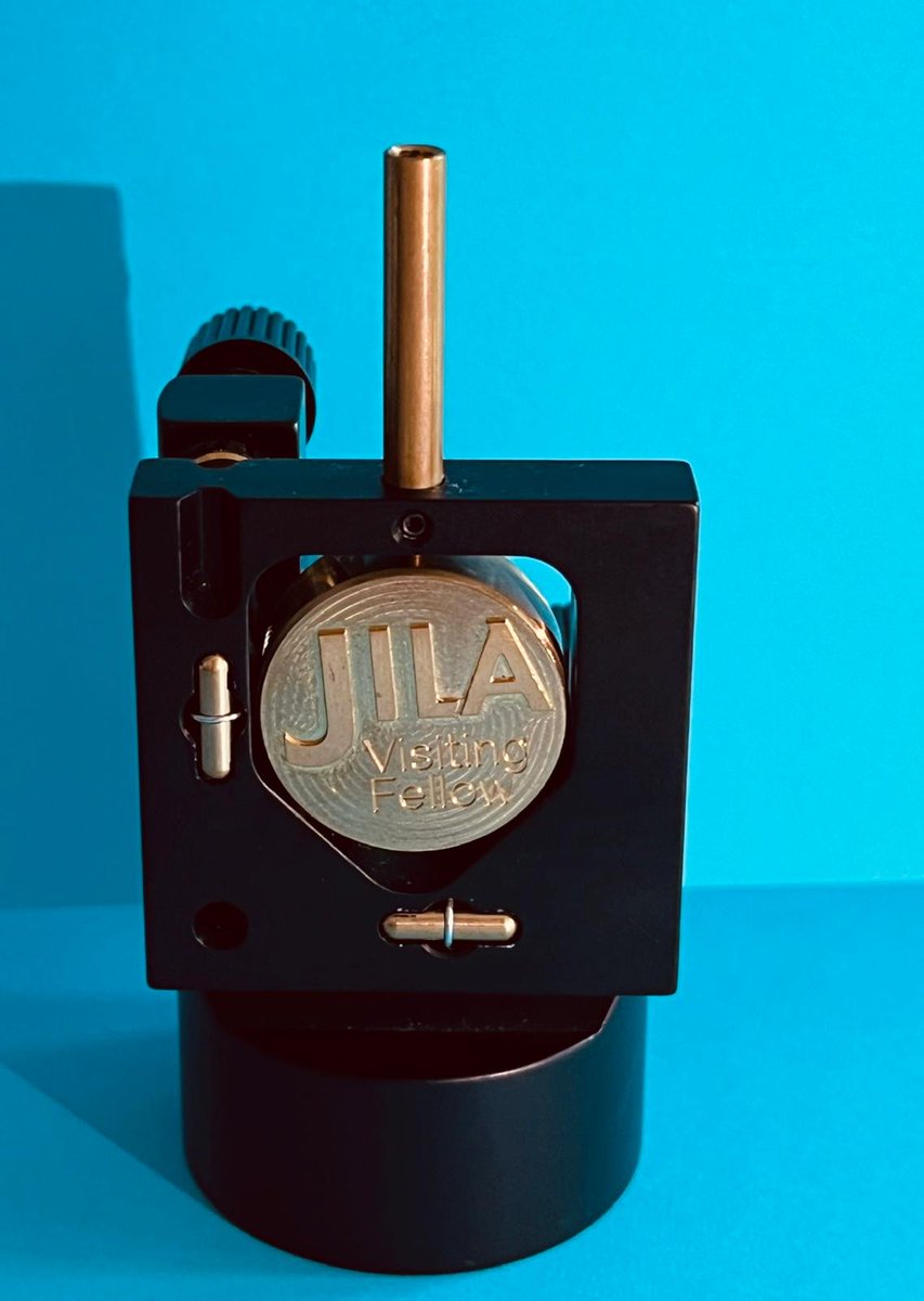 What a remarkable mirror mount...

It carefully holds the optics, runs so smoothly, remains stable, doesn't pick up vibrations,  and has a beautiful design.

Thank you so much <a href="/JILAscience/">JILA</a> for your hospitality last June!