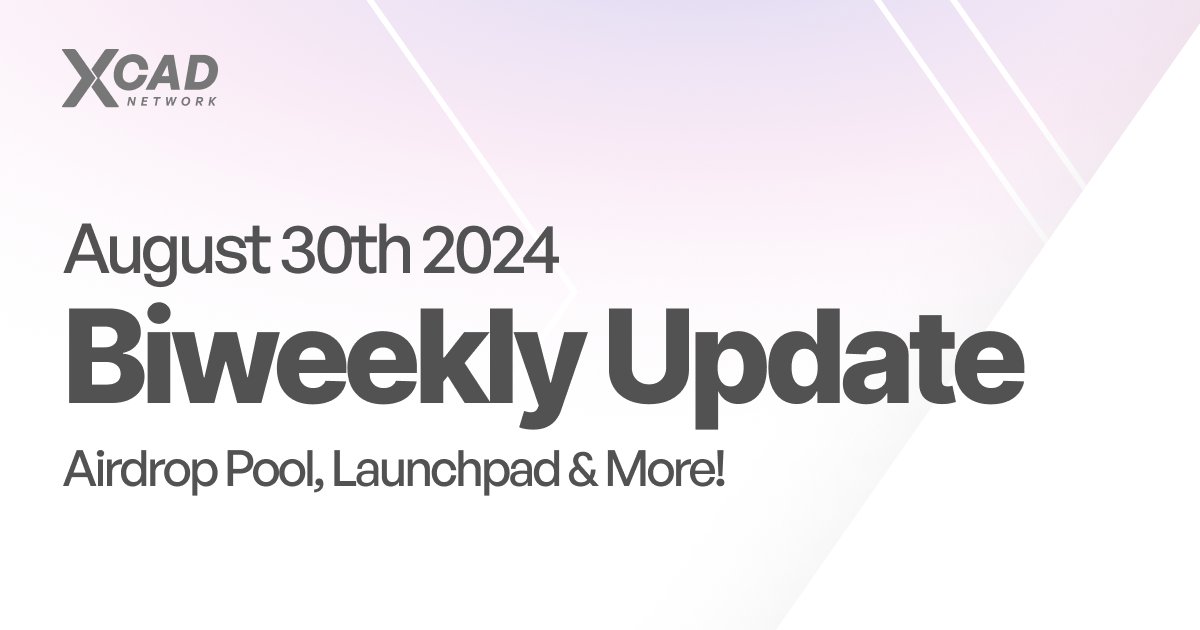 XcademyOfficial's tweet photo. XCAD August 30th Biweekly Update 🗓

Catch up on the progress made by the team in the past 2 weeks 👇
https://t.co/61GmLHpd2n https://t.co/uX3QnUj6LP