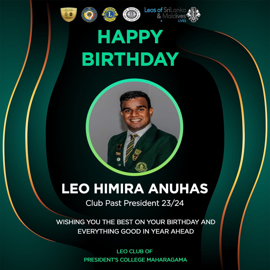 Leo Club Of President's College Maharagama (@president_leos) / Posts / X