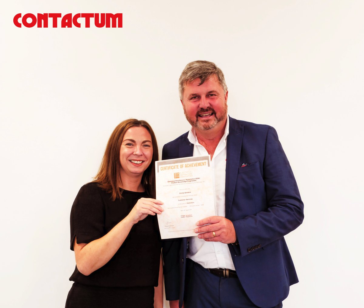 Contactum's Ongoing Commitment to Training

Katie Durrant and Emma Sanders have successfully completed EDA modules. Katie and Emma received certificates for successfully completing the Customer Services module. Additionally, Katie also completed the Introduction to the Principles