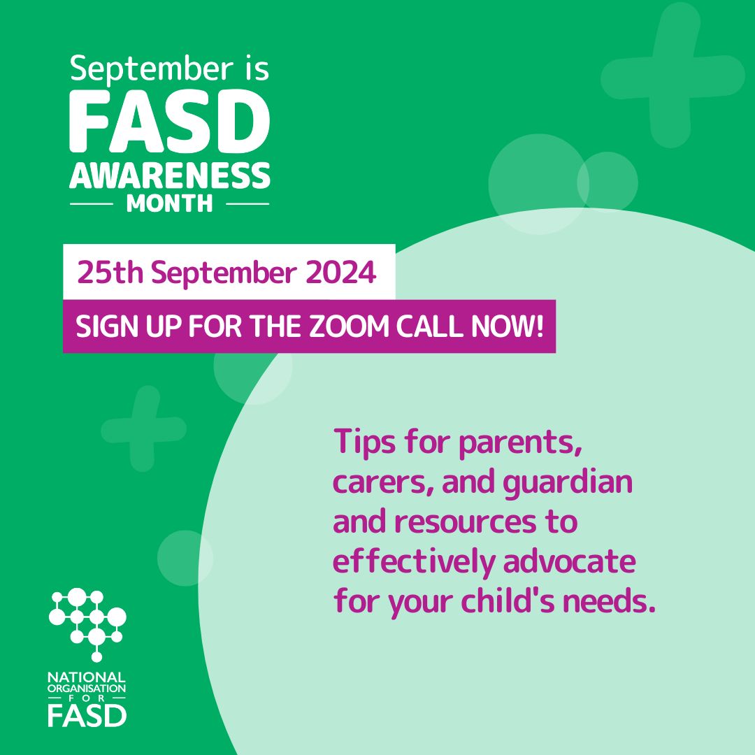 #FASD month is around the corner! Join our FREE online event on 25 Sep 2024, 10:00 - 13:00. Get tips &amp; resources to advocate for your child's needs. Let's be #FASDStrongerTogether and stand as #FASDAllies!

Sign up now: eventbrite.co.uk/e/allies-tips-…