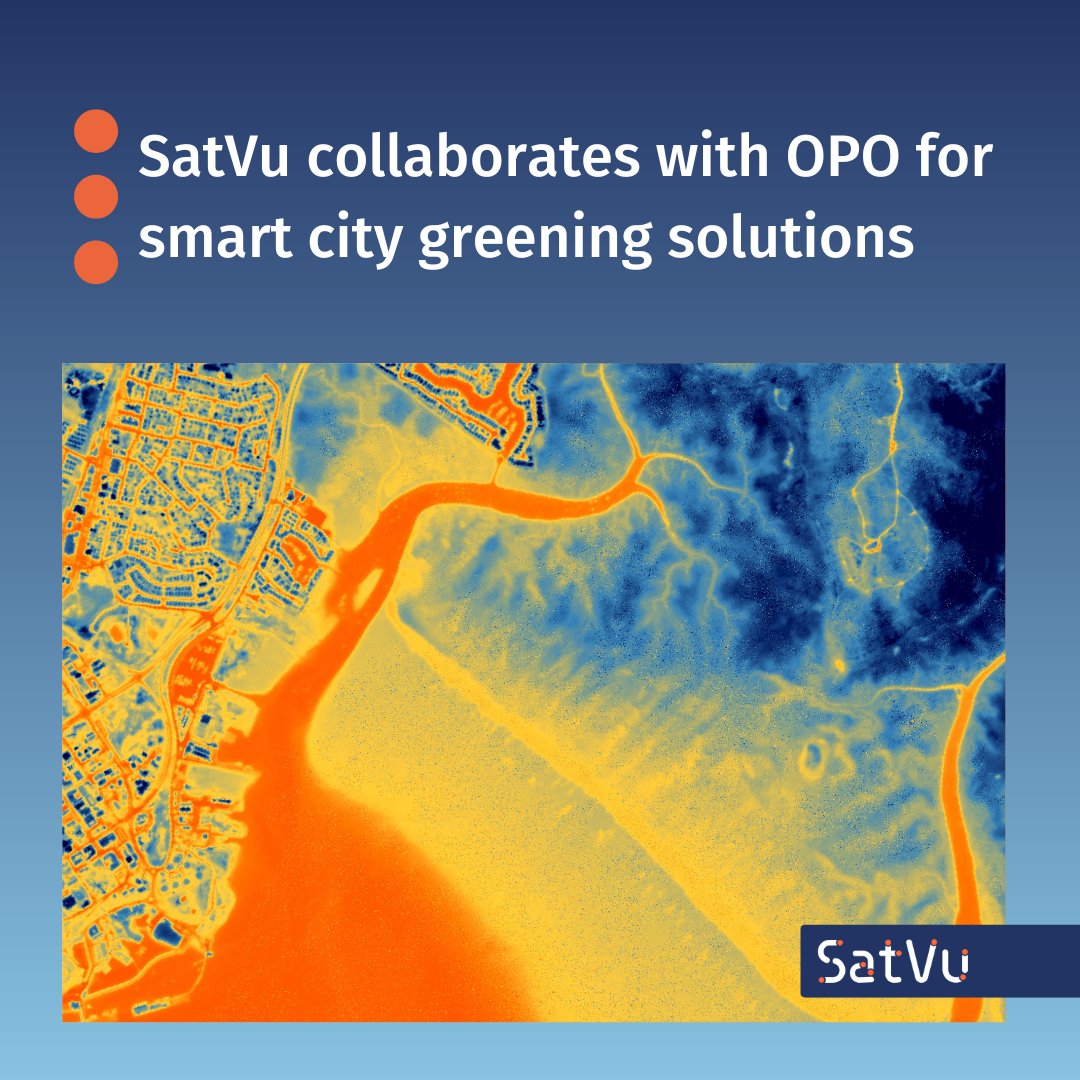 We're enhancing greening strategies with a new layer of satellite data 🛰️

In collaboration with <a href="/OPObservations/">OfficeofPlanetaryObservations</a>, we're highlighting key areas for urban greening for decision-makers.

👉A data-driven approach ensures resilience against climate change.

🔗 satellitevu.pulse.ly/2fvbp01euj