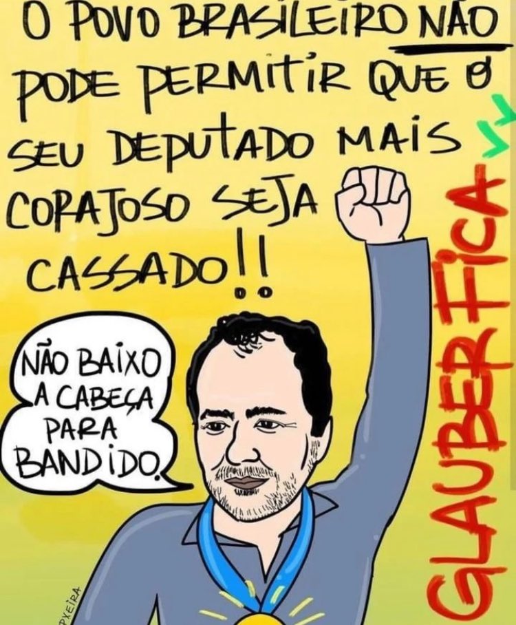 Quem tem que ser defenestrado da vida pública é o Arthur Lira. 

O <a href="/Glauber_Braga/">Glauber Braga</a> fica, estamos com ele!