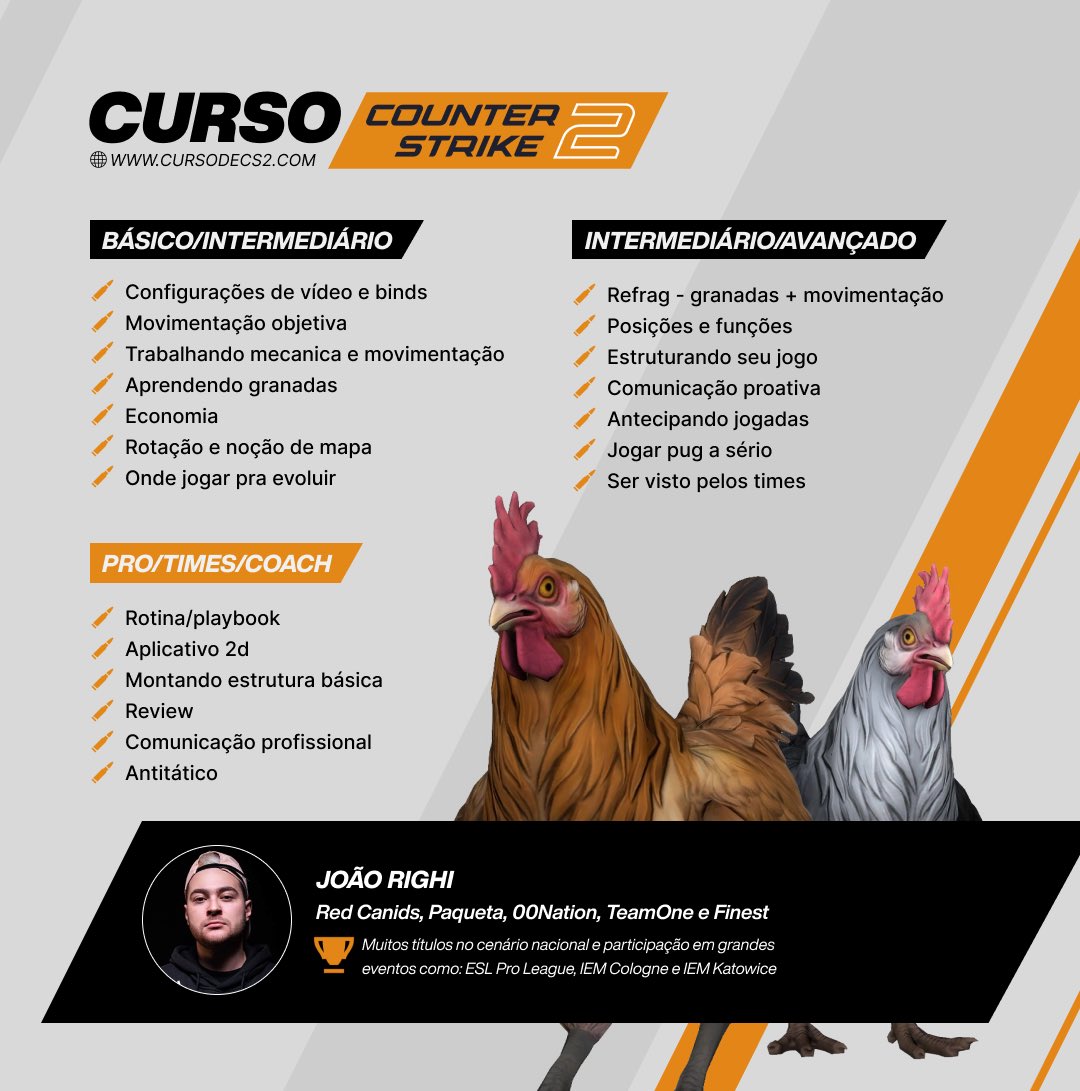 Tá lançado rapaziada! 

Compilei algumas aulas que acredito auxiliarem na evolução de vocês, seja básico/avançado ou até para os times. 

Lembrando que faço assessoria individual/time também, só dar um toque. 🫶🏻