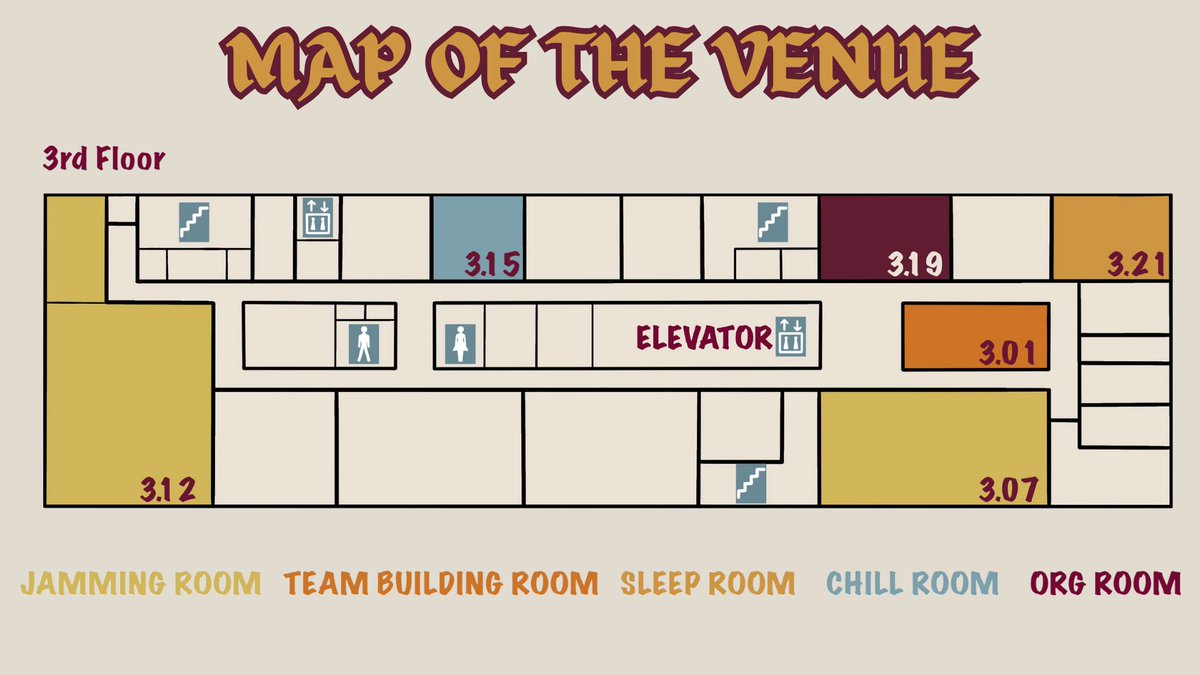 Map of the venue!