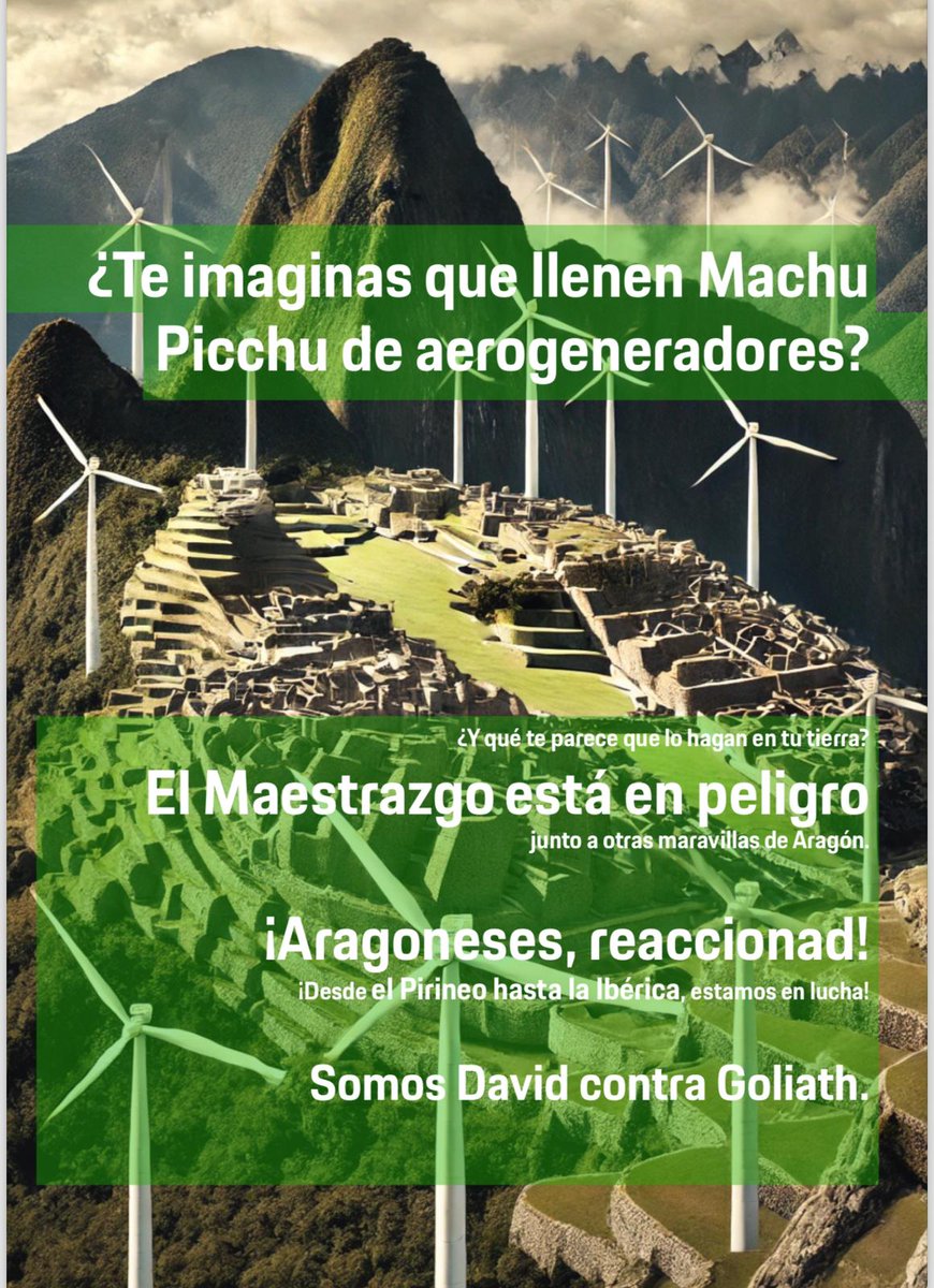 Las comparaciones sirven para calcular las dimensiones de algunas acciones. El #Maestrazgo tiene gran valor ambiental y eso lo reconoce su inclusion en Red Natura 2000. Podria ser parque Natural, pero no ha interesado por la prevision de poner parques eolicos.