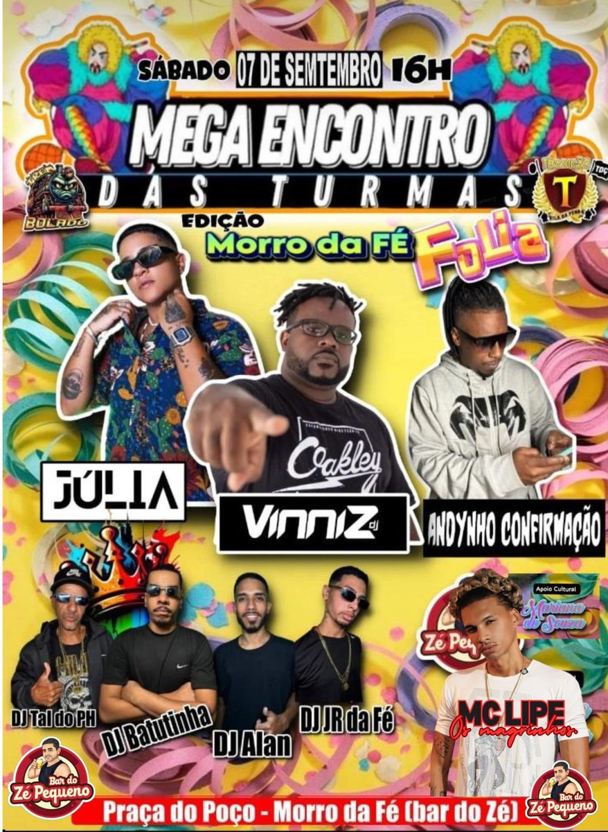 trem_boladas's tweet photo. Finge que é fofoca e espalha pra geral que dia 7 acontece mais uma edição do ⭐ MEGA ENCONTRO DAS TURMAS ⭐
@Trembolado01 @turmatradicao @barzepequeno 🎭🎇 https://t.co/JvJe0NE9kM