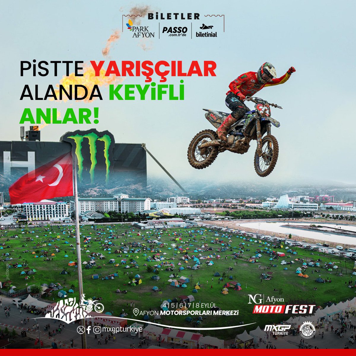 NG Afyon Motofest’te Yarışçılarımız Hızın Ve Tutkunun Buluştuğu Pistte Nefes Kesecekler. Adrenalin Dolu Anlara Tanıklık Etmek İçin Hazır Mısınız?

📅 4-8 Eylül 2024
📍Afyon Motor Sporları Merkezi