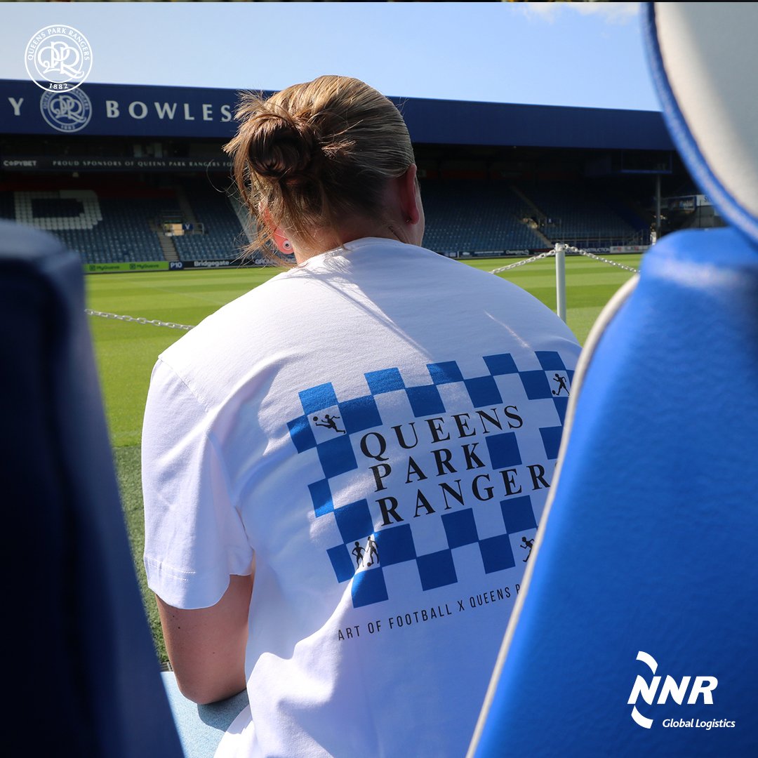 QPRWFC's tweet image. 💙🤍💙🤍

@chloe_sampson2 👕 @Art_of_Football