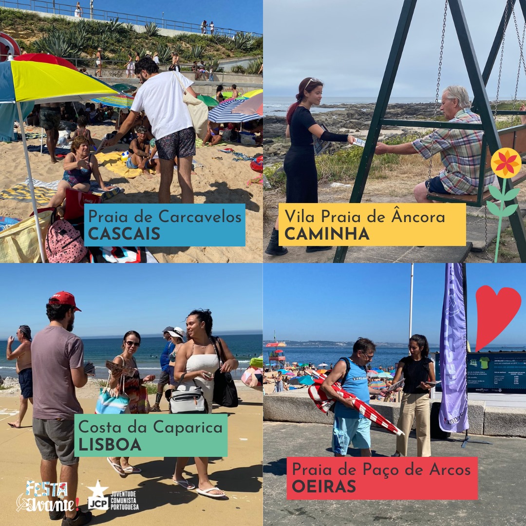 A Festa está em todo o lado! A JCP esteve a divulgar a Festa do Avante! por diversos locais do país.

Não há Festa como esta!