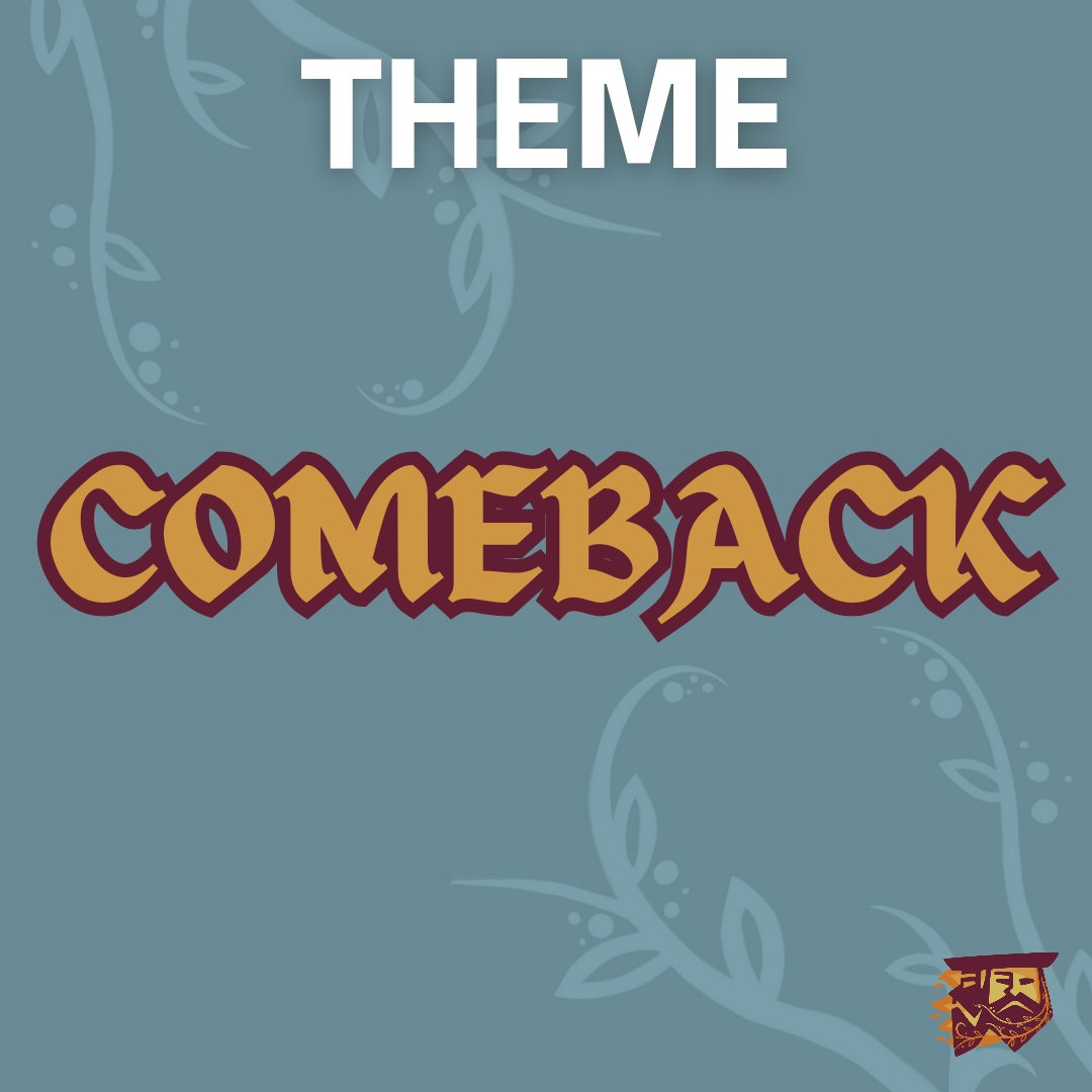 The theme for Slavic Game Jam 2024 is...
🥁🥁🥁
Comeback!